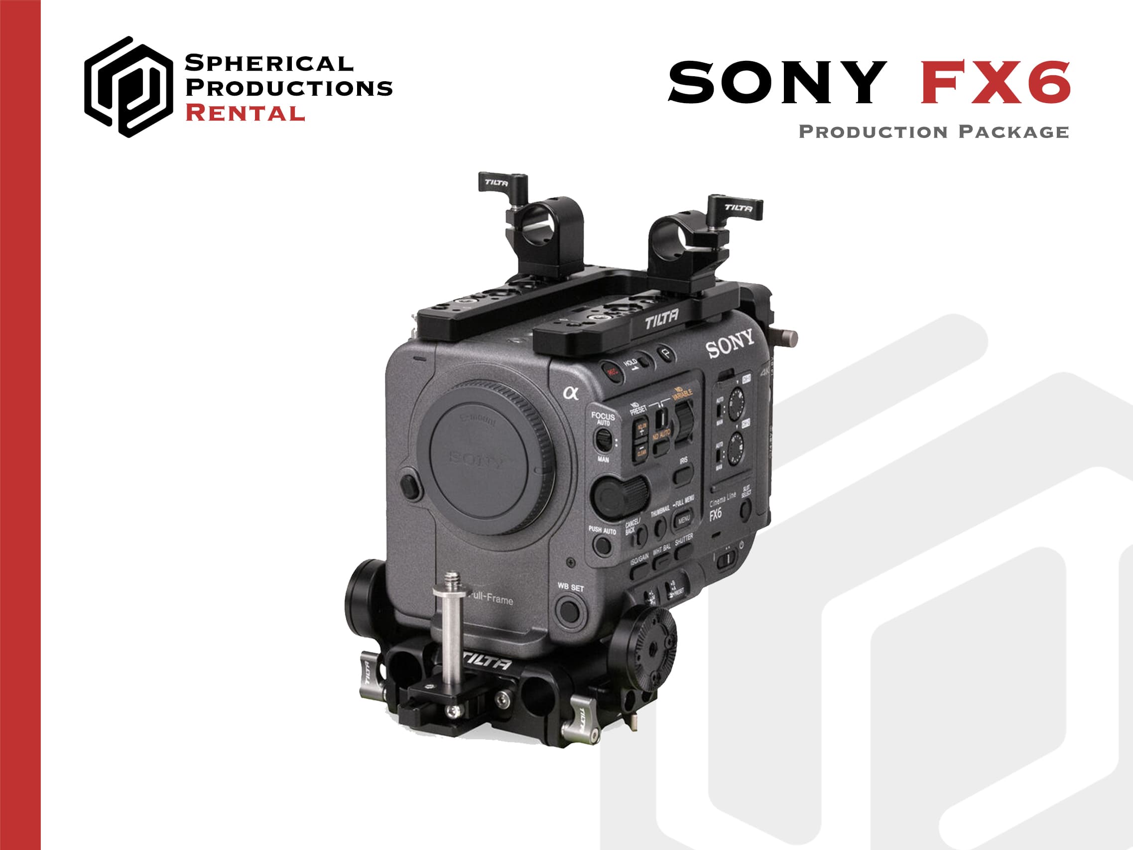 Sony FX6 Cinema Camera Production Kit